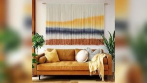 Eco-Dyed Cotton Tapestry Wall Hangings