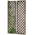 Handcrafted Bamboo Lattice Wall Panels