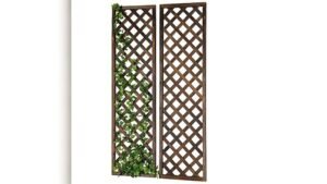 Handcrafted Bamboo Lattice Wall Panels