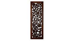 Raw Mango Wood Carved Wall Panel