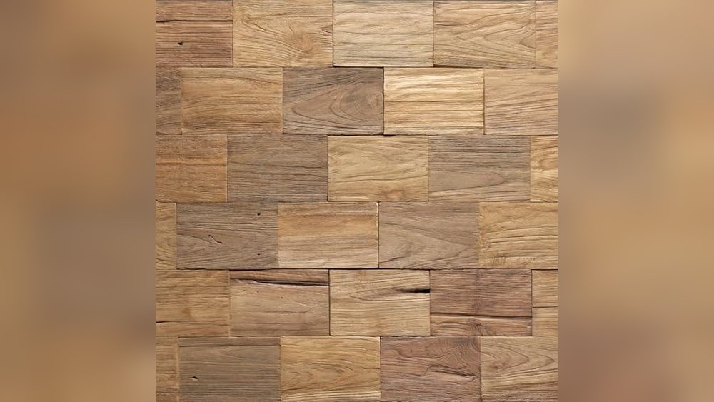 Reclaimed-Teak Wood Wall Panels