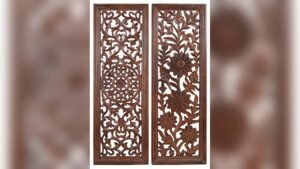 Terracotta Embossed Wall Plaques Handmade