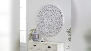 Textured Clay Mosaic Wall Décor Handmade
