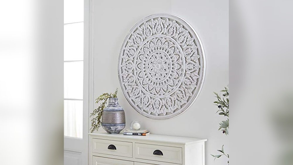 Textured Clay Mosaic Wall Décor Handmade