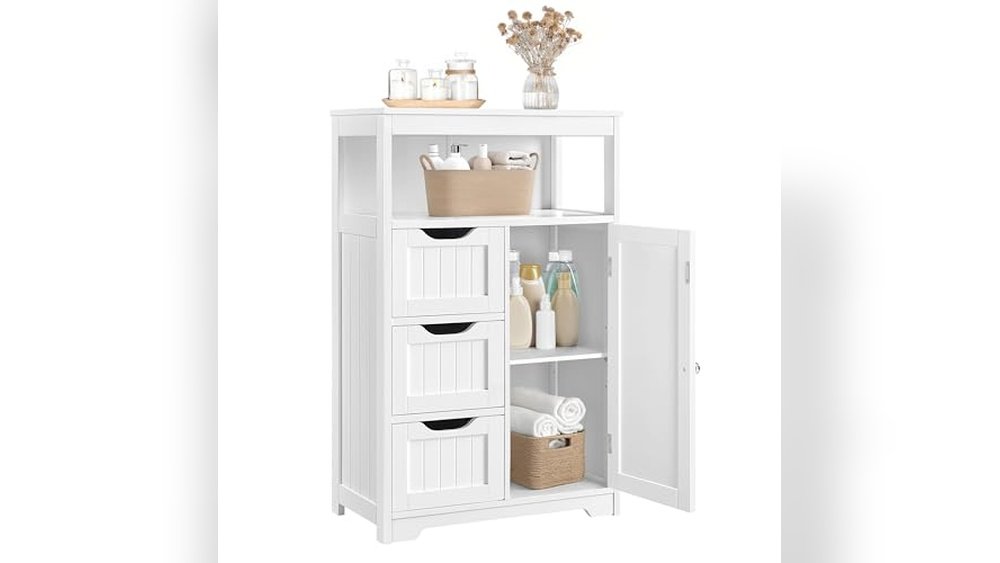 Moisture-Resistant Bathroom Storage Cabinets