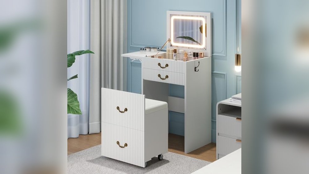 Multifunctional Dressing Table With Seating