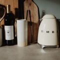 Modern electric kettle on a kitchen counter