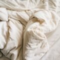 Soft, cozy blanket on a bed