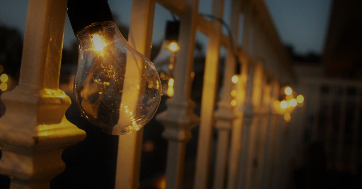 Outdoor String Lights Patio