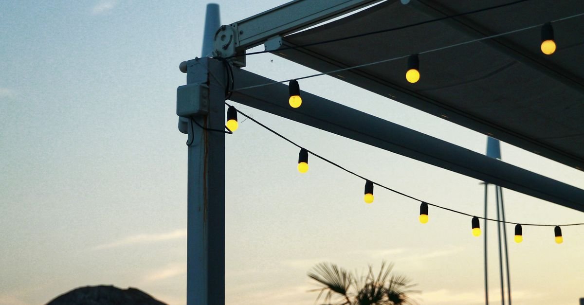Outdoor String Lights Patio