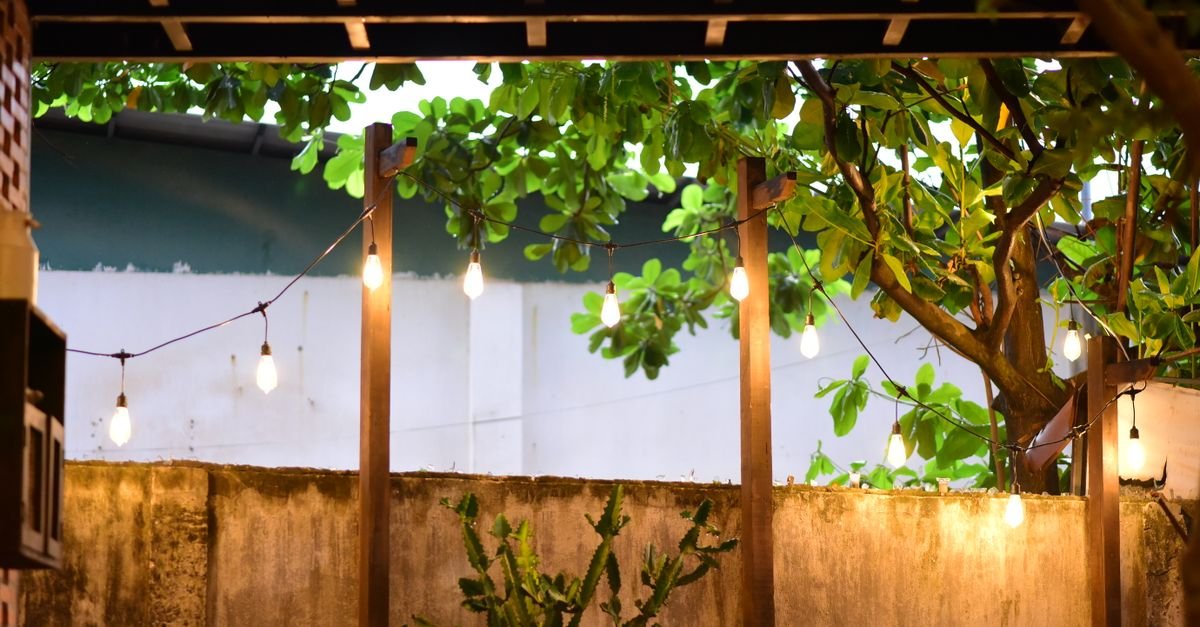 Outdoor String Lights Patio