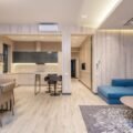 Bright, fresh, damp-free modern home interior kept comfortable with a dehumidifier