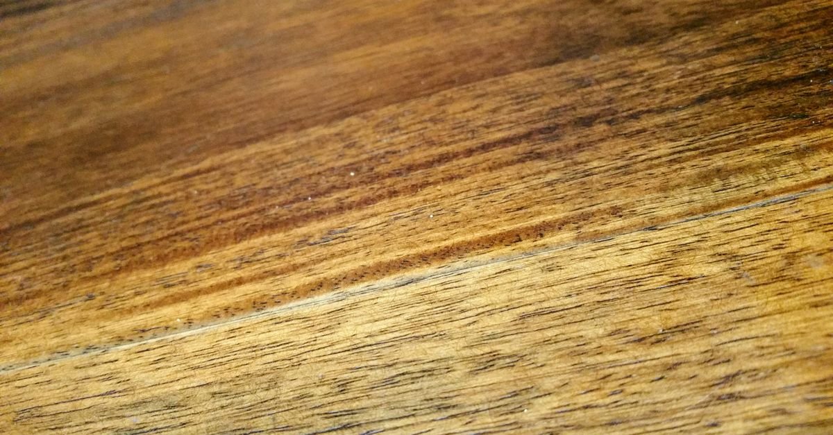 Close-up of warm golden wood grain